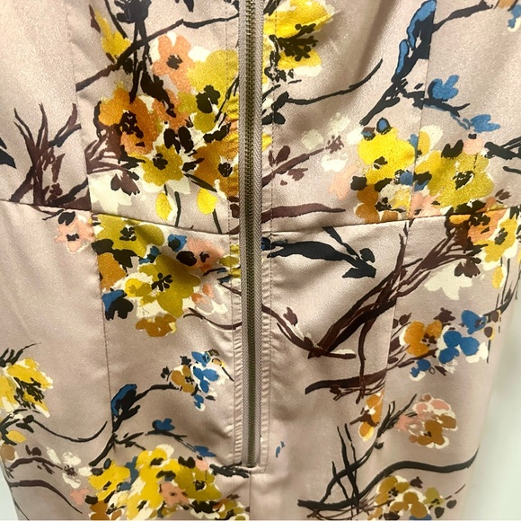 Darling London Mauve Floral Dress Large - Picture 7 of 10